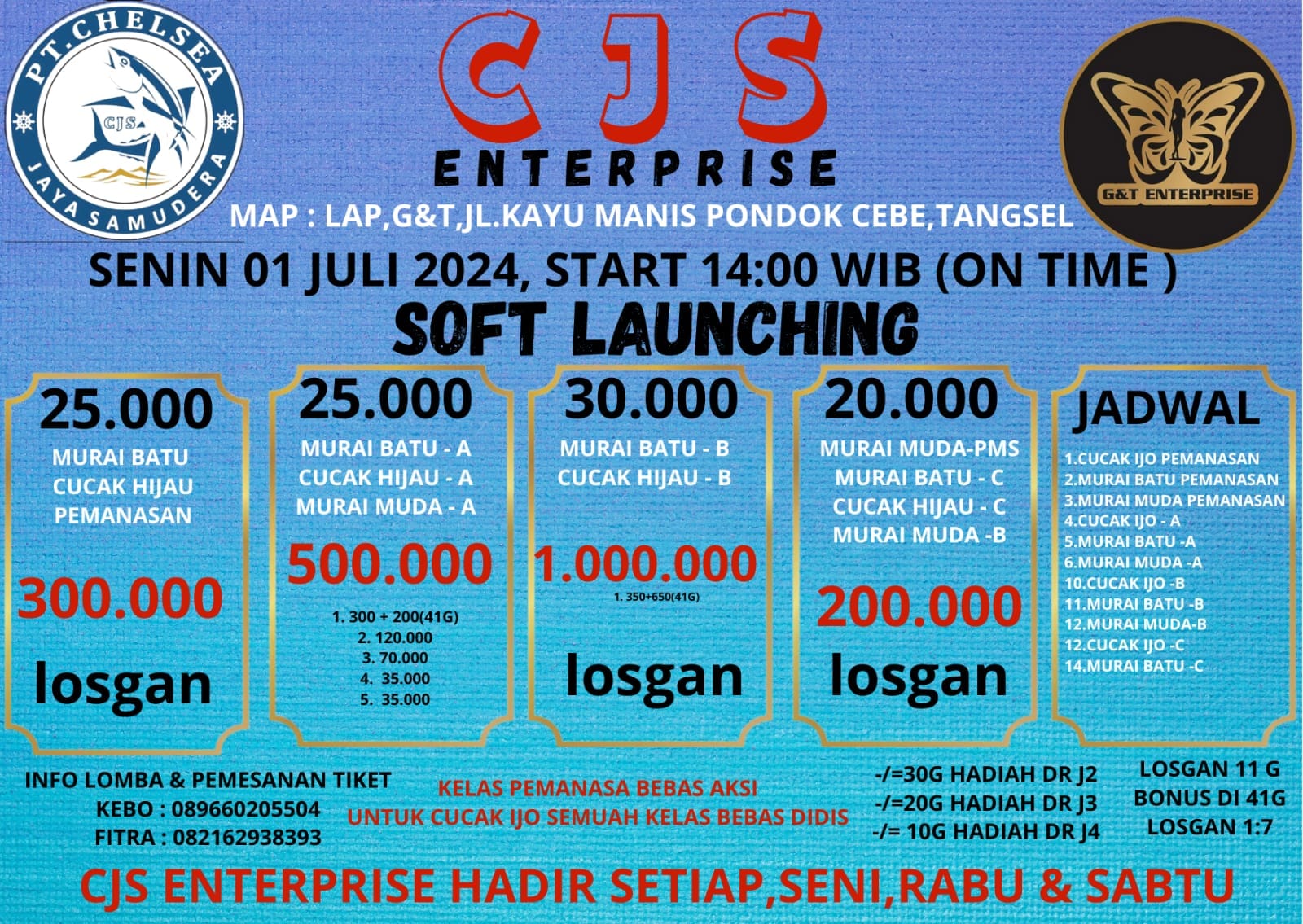 Soft Launcing Cjs Enterprise 01/07/2024